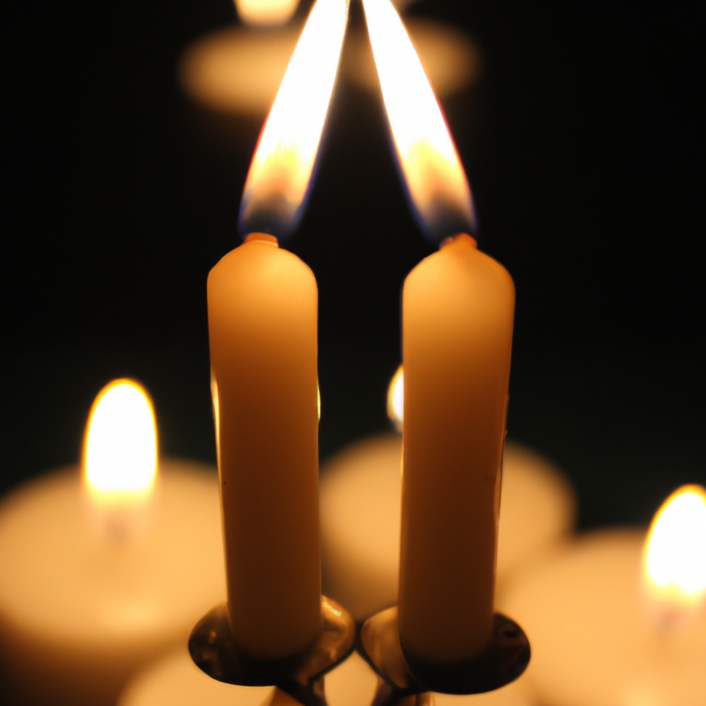 ¿Qué significa que la llama de una vela se divida en dos?