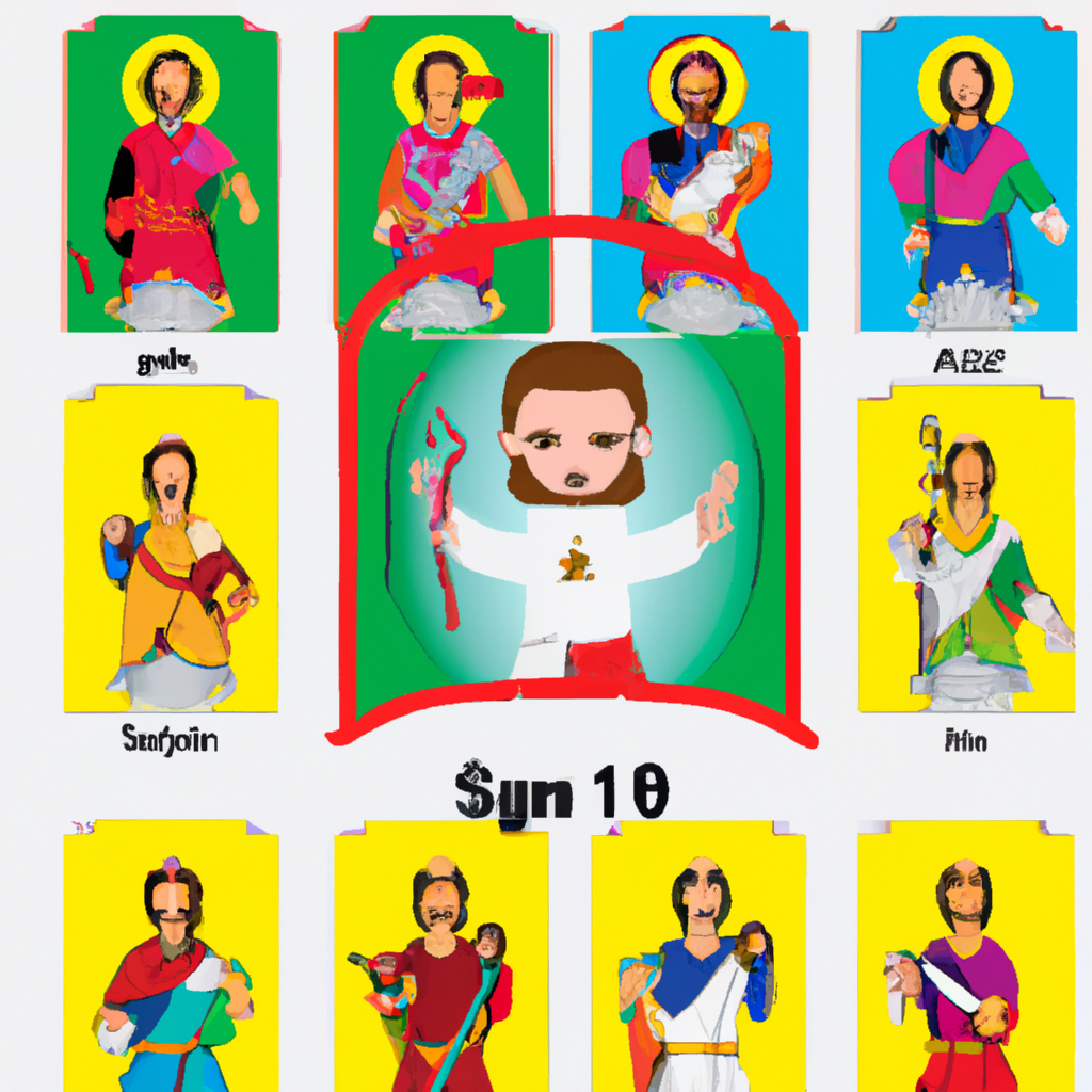¿Cuáles son los 14 santos protectores?