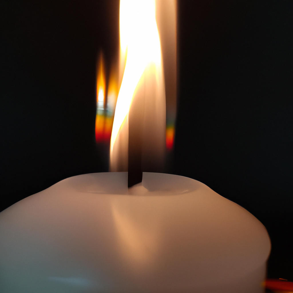 ¿Qué pasa cuando la llama de una vela se mueve mucho?