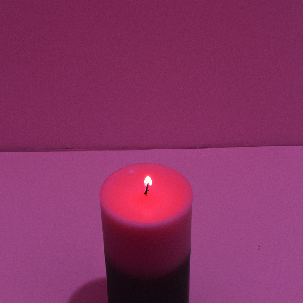 ¿Qué significa la vela de color rosado?