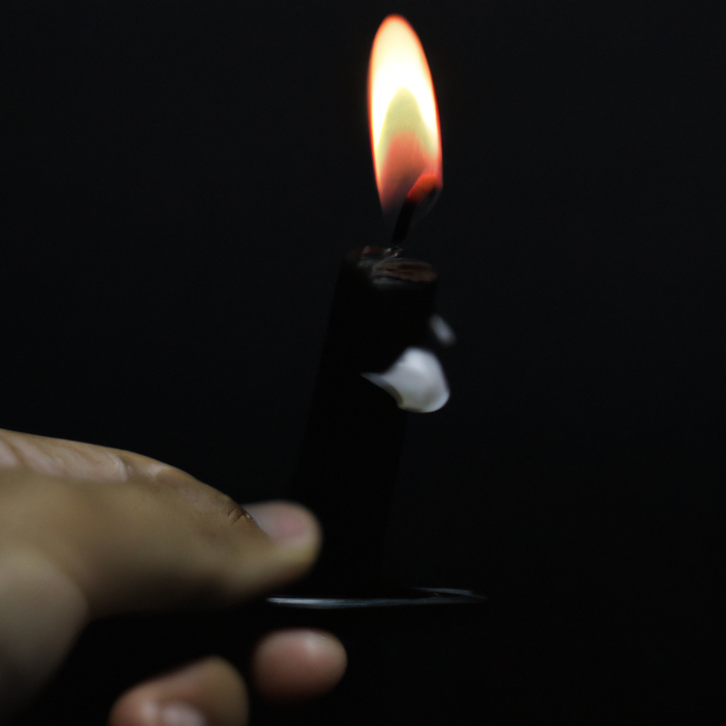 ¿Qué significado tiene encender una vela negra?