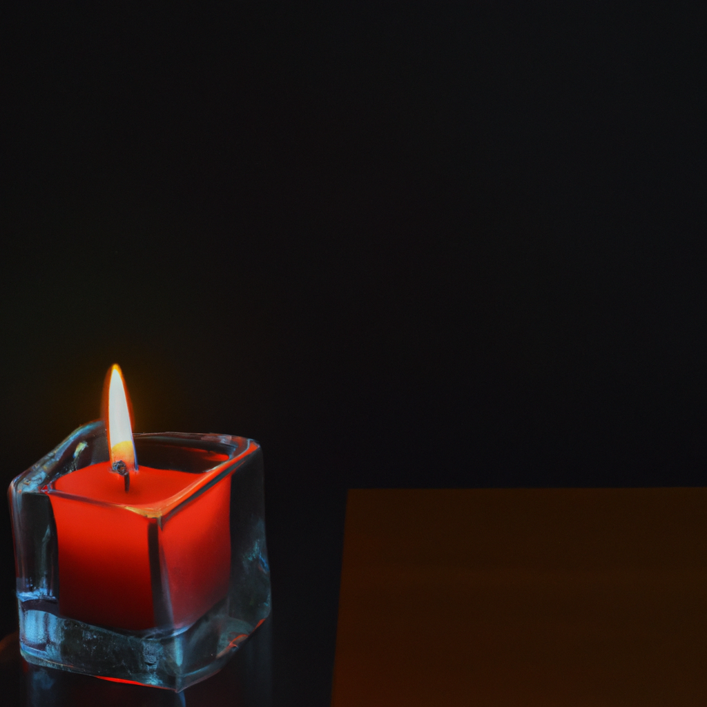 ¿Qué significa vela roja encendida?