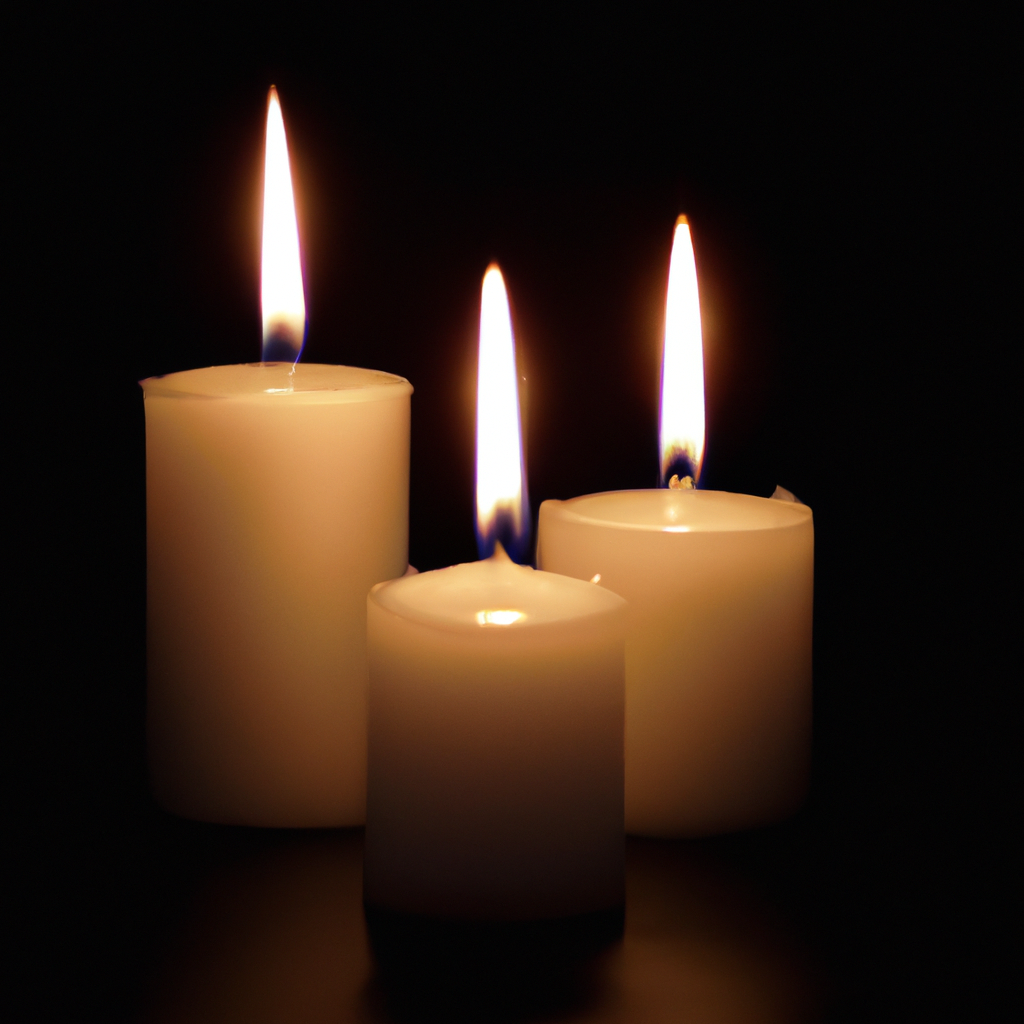 ¿Qué significa las tres velas blancas?